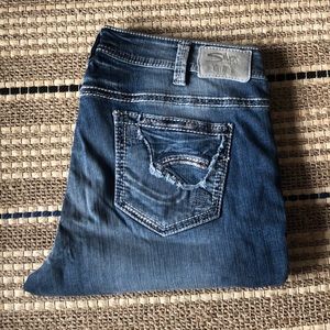 Silver Jeans Elyse Ankle. Size 14x27